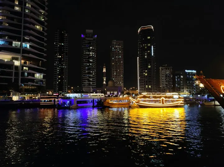 Dubai Marina Dhow Cruise Dinner by OYG Holidays