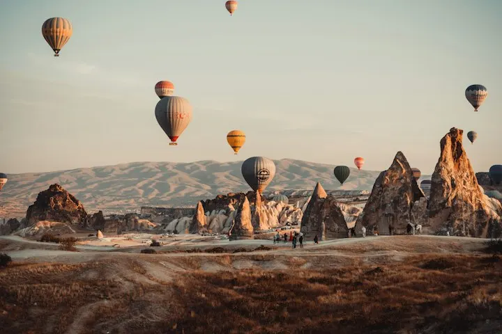 Hot air balloons on the sky during daytime: Turkey holiday packages by OYG Holidays